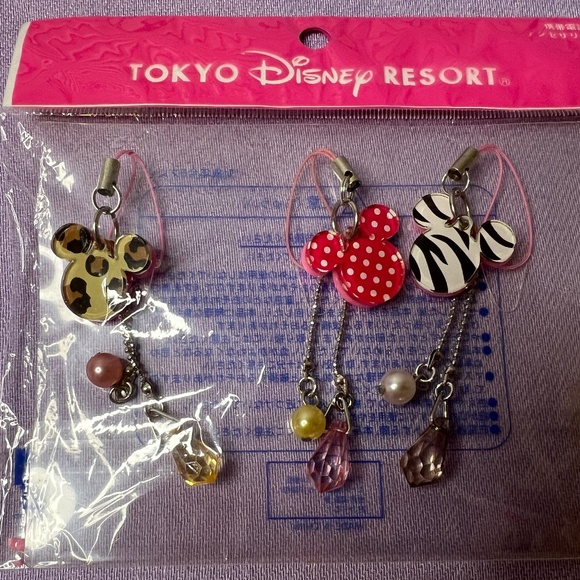 VINTAGE TOKYO DISNEYLAND  HALLOWEEN 　5CELL PHONE STRAPS &  2ENVELOPE SET - Picture 6 of 7